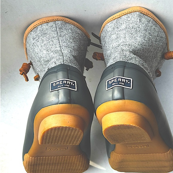 Sperry Saltwater Wool Duck Boots. Water Resistant With Thinsulate. Womans size 8 - Picture 13 of 14